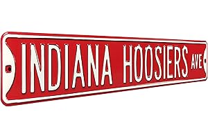 NCAA College Metal Wall Décor- Large, Heavy Duty Steel Street Sign by Authentic Street Signs