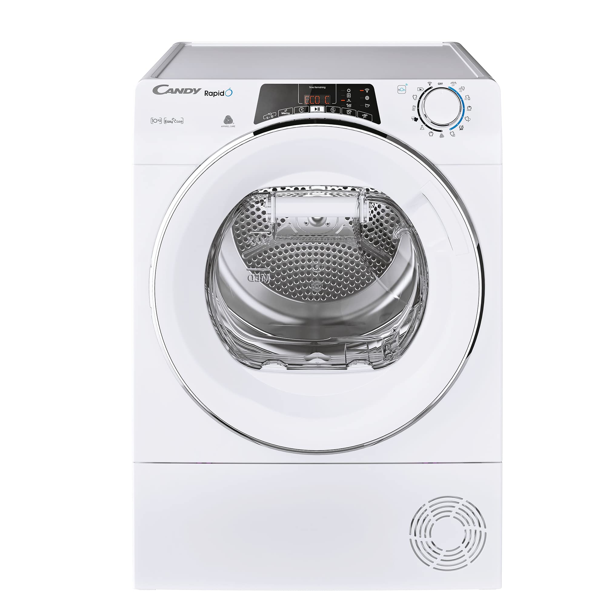 Candy-RapidO-ROE-H10A2TCEX-S-Secadora-Condensacion-10KG-Bomba-de-Calor-Pantalla-Smart-Text-WiFi-App-hOn-7-Ciclos