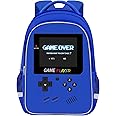 TILYTADLY School Backpack For Boys - Gamer Boys Backpack For Kids Children Teens Elementary Middle School - Ages 6-18，17″