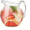 Lily's Home Shatterproof Plastic Pitcher, the Large Capacity Makes it Excellent for Parties, Both Indoor and Outdoor, Clear, (100 Ounces)