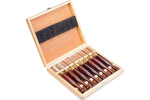 URBANSENTIAL Woodworking HSS Wood Turning Tools Lathe Chisel Set of 8 pcs Mini with Wooden Box, Ideal for Pen Turning and Small Projects