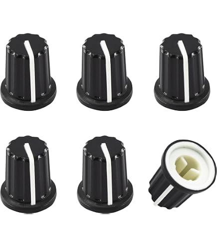 Pack De 5 Pomos Giratorios Para Ecualizador De Mezcladoras DJ - Compatible Con Pioneer