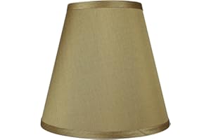 Urbanest Hardback Empire Lamp Shade 5-inch by 9-inch by 8.5-inch, Gold