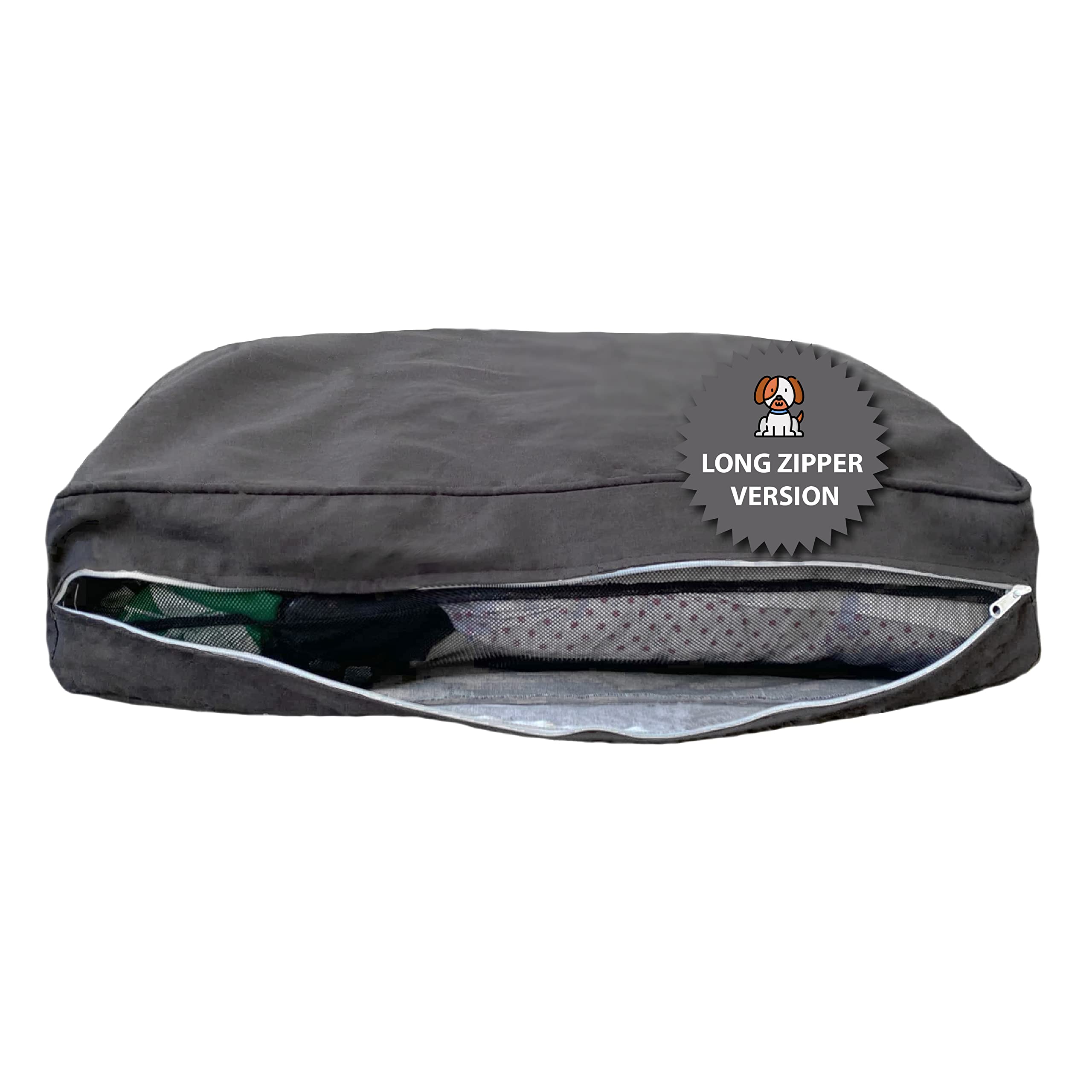 Molly Mutt Small Dog Bed Cover - I'm A Realist- Measures 22”X27”X5’’- 100% Cotton - Durable - Breathable - Sustainable - Machine Washable Dog Bed Cover (dd45aa)