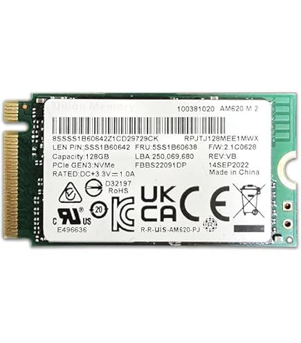 Amazon.com: Empowered PC PHISON SSD 128GB PCIe 4.0 NVMe 2230 Gen 4