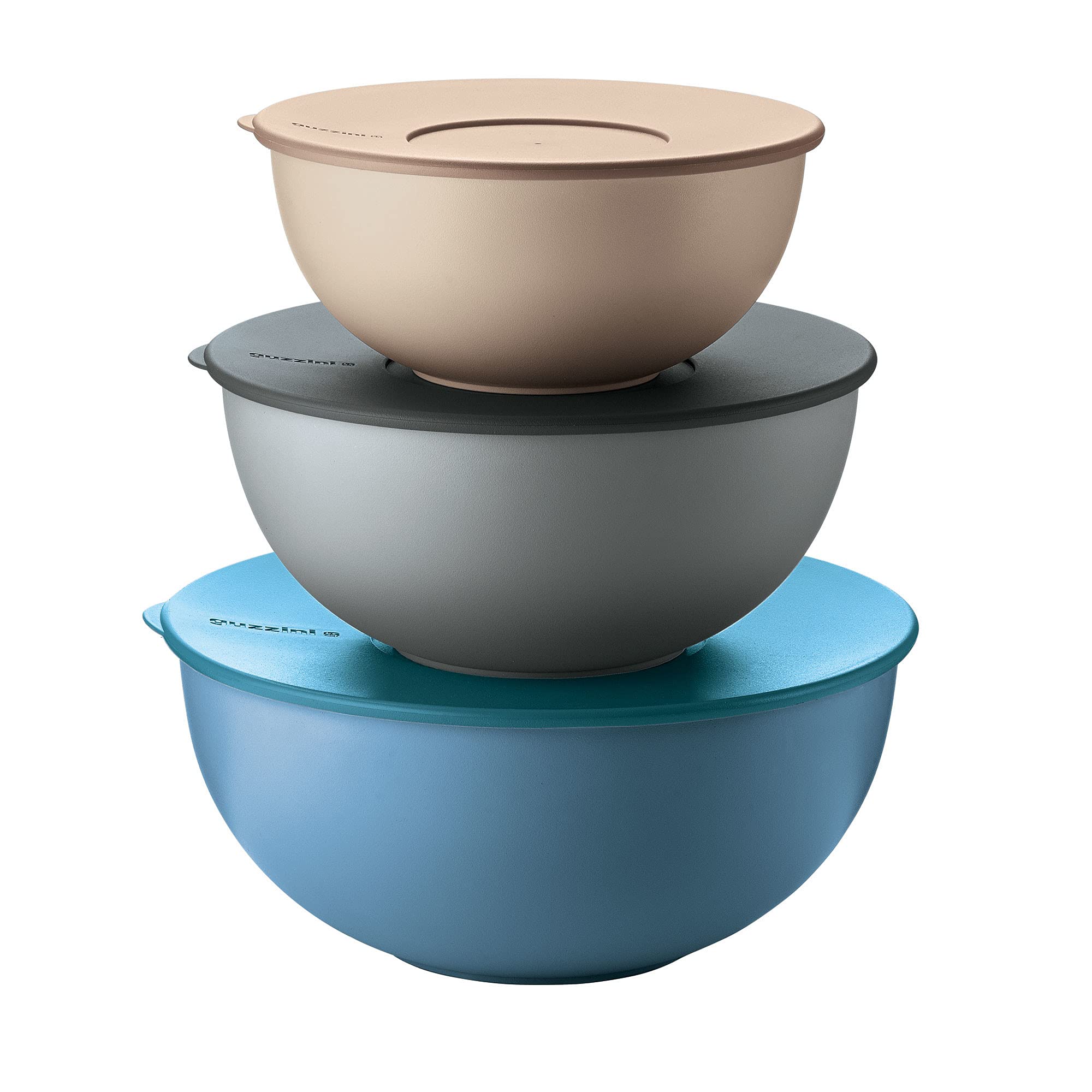 Guzzini 29260152 My Kitchen Bowl with Lid Set of 3