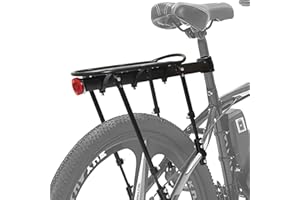 King Mills Fat Tire Bike Rack and Electric Bike Rack, Parrilla para Bicicletas Trasera, Ideas as Cargo Rack with Load Capacity