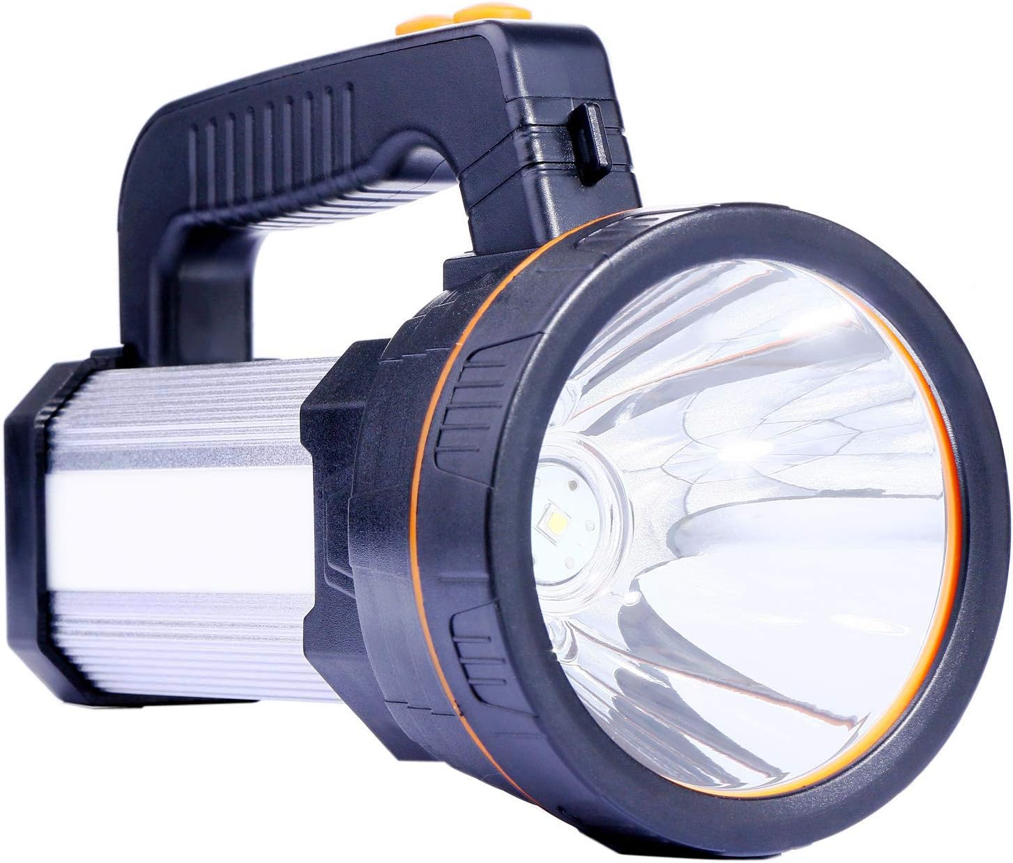 Bright Rechargeable Searchlight Handheld, LED Flashlight Tactical