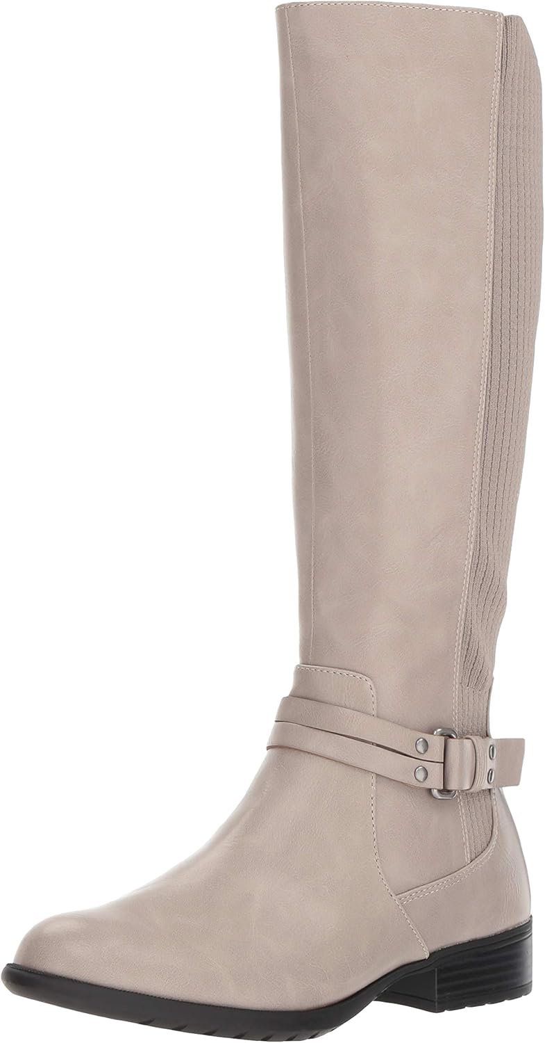 LifeStride Women's XAnita Knee High Boot, Greige, 5 UK Amazon.co.uk