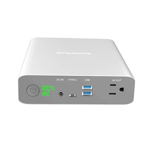 Krisdonia Portable Power Bank with AC Outlet 60000mAh/222Wh Krisdonia Portable Power Bank with AC Outlet 60000mAh/222Wh