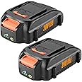 ANTRobut 2 Pack 3500mAh Replacement Worx 20V Battery WA3520 WA3525 WG151s WG155s WG251s WG255s WG540s WG545s WG890 WG891