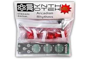 Synthrotek Arcadian Rhythms (White) - Arcade Style Manual Gate Eurorack Module Kit