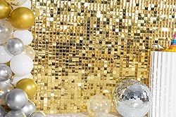 Kate 24pcs/Set Assembled Light Gold Shiny Sequins