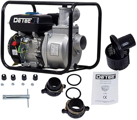 Detec Pompe à Eau à Essence Dt De Lbb80 Avec Moteur 65 Ps