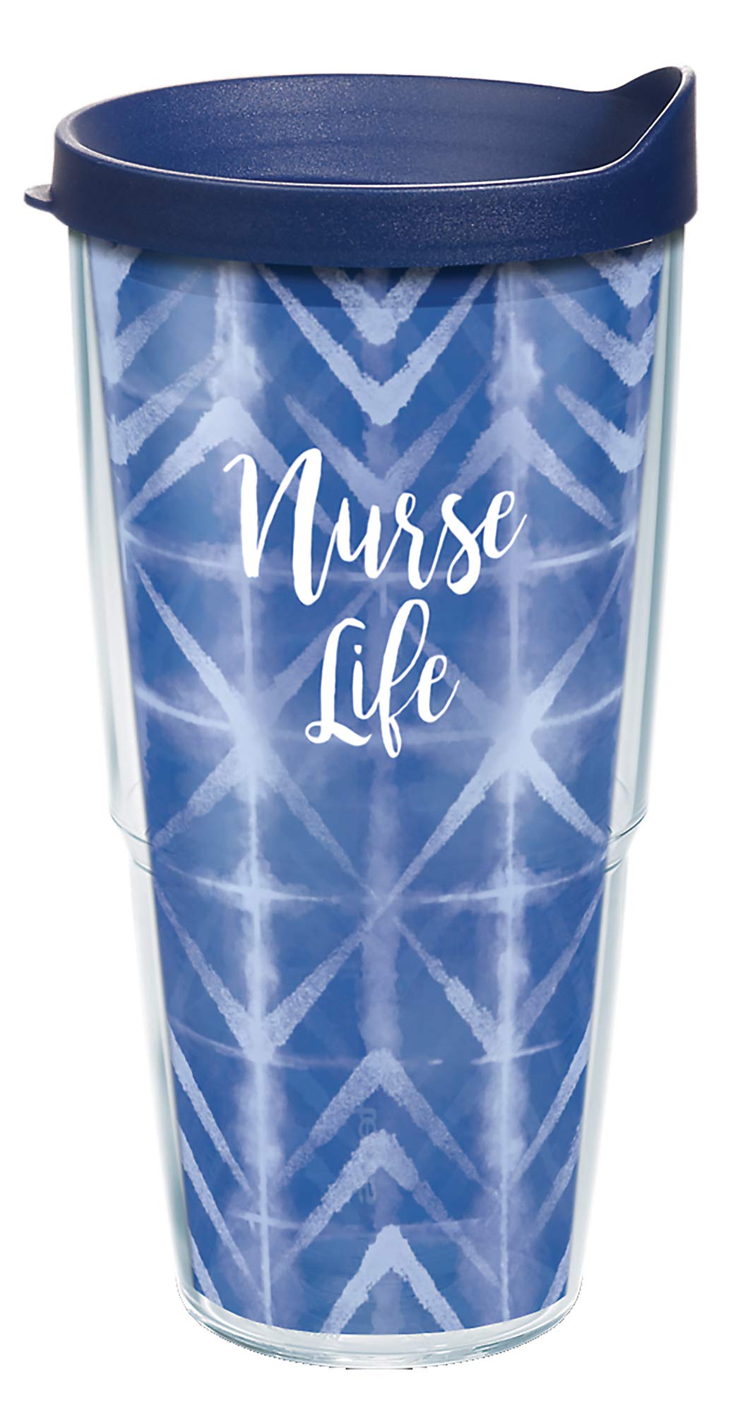 Tervis 1364832 Nurse Life Insulated Tumbler, 24oz, Clear - Tritan