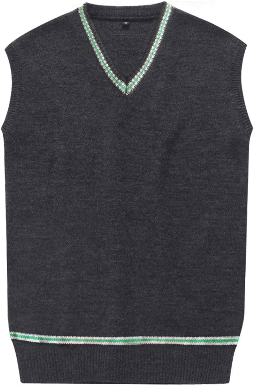 VACIGODENUnisex Costume Sweater Vest Fall and Winter Cardigan Waistcoat Cosplay