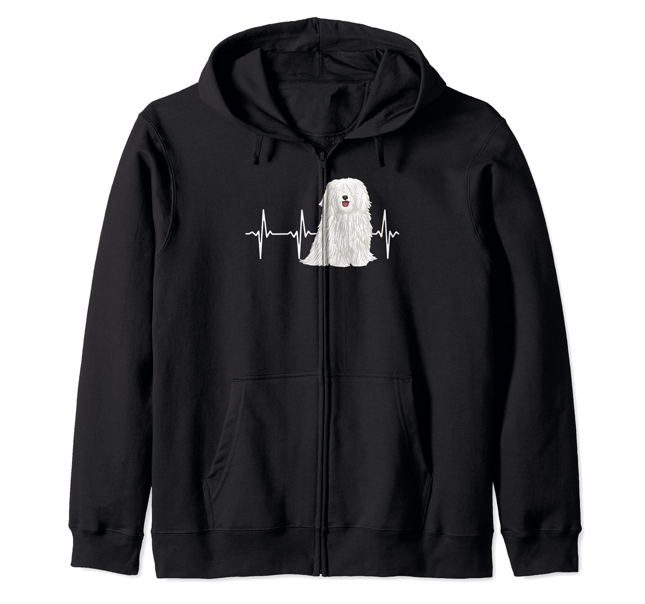 Pulik Heartbeat Dog Lover Zip Hoodie
