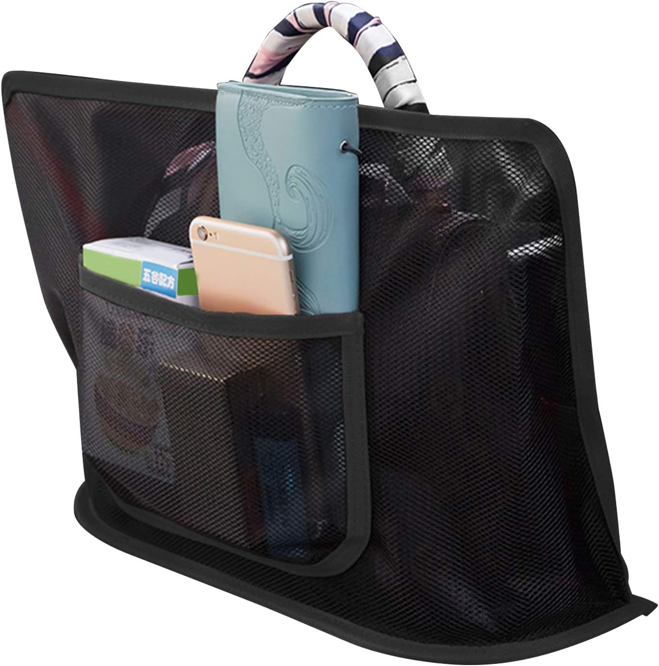 SDLAJOLLA Car Net Pocket Handbag Holder, Durable Car Net