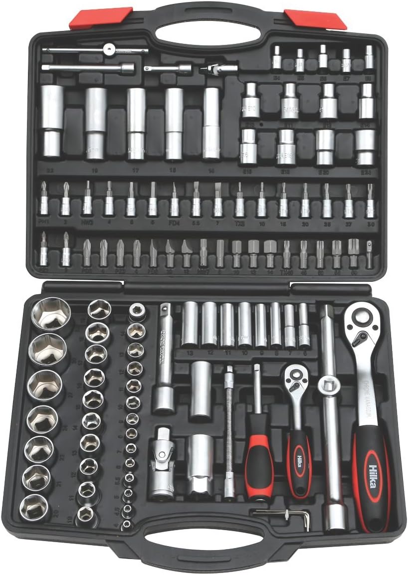 Hilka ProCraft Metric Socket Set 110 Pieces Amazon.co.uk DIY & Tools