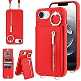 Jcxtrombulous Crossbody Wallet Case for iPhone 16E