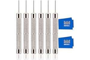 MMOBIEL 8 Pcs SIM Card Removal Tool Set for Smartphones 6 x Ejector Tool - 2 x Cleaning Cloth