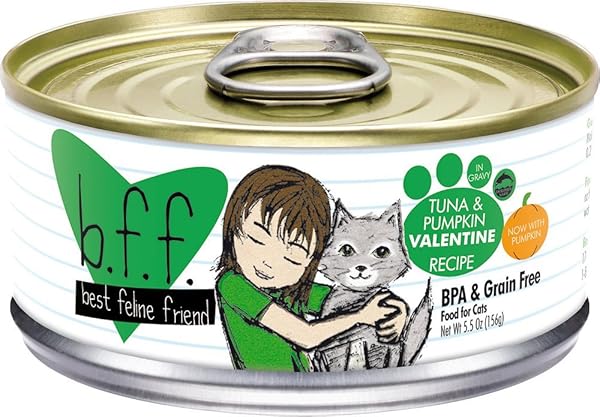 BFF CANNED CAT TUNA & PUMPKIN VALENTINE 5.5...