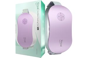 Slimpal Menstrual Heating Pad for Cramps, FSA HSA Eligible Approved, Portable Cordless Heating Pad for Period Pain Relief Electric Heat Belt,Up to 8 Hours Constant Working,Gifts for Women Girl, Purple