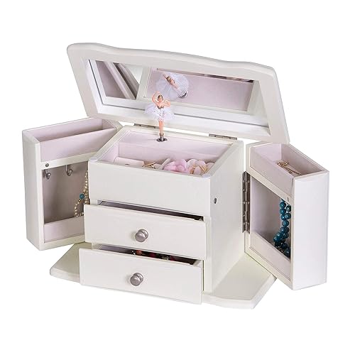 Mele Personalized Angelica Musical Ballerina Jewelry Box for