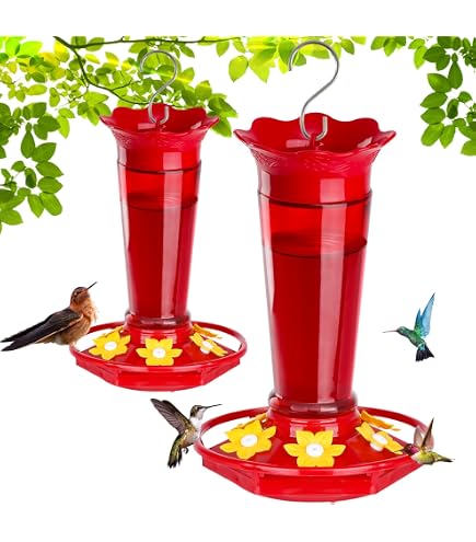Mangeoire à Colibris Suspendue - Grande Capacité 652g Avec Protection Intégrée Contre Les Fourmis Et Les Abeilles