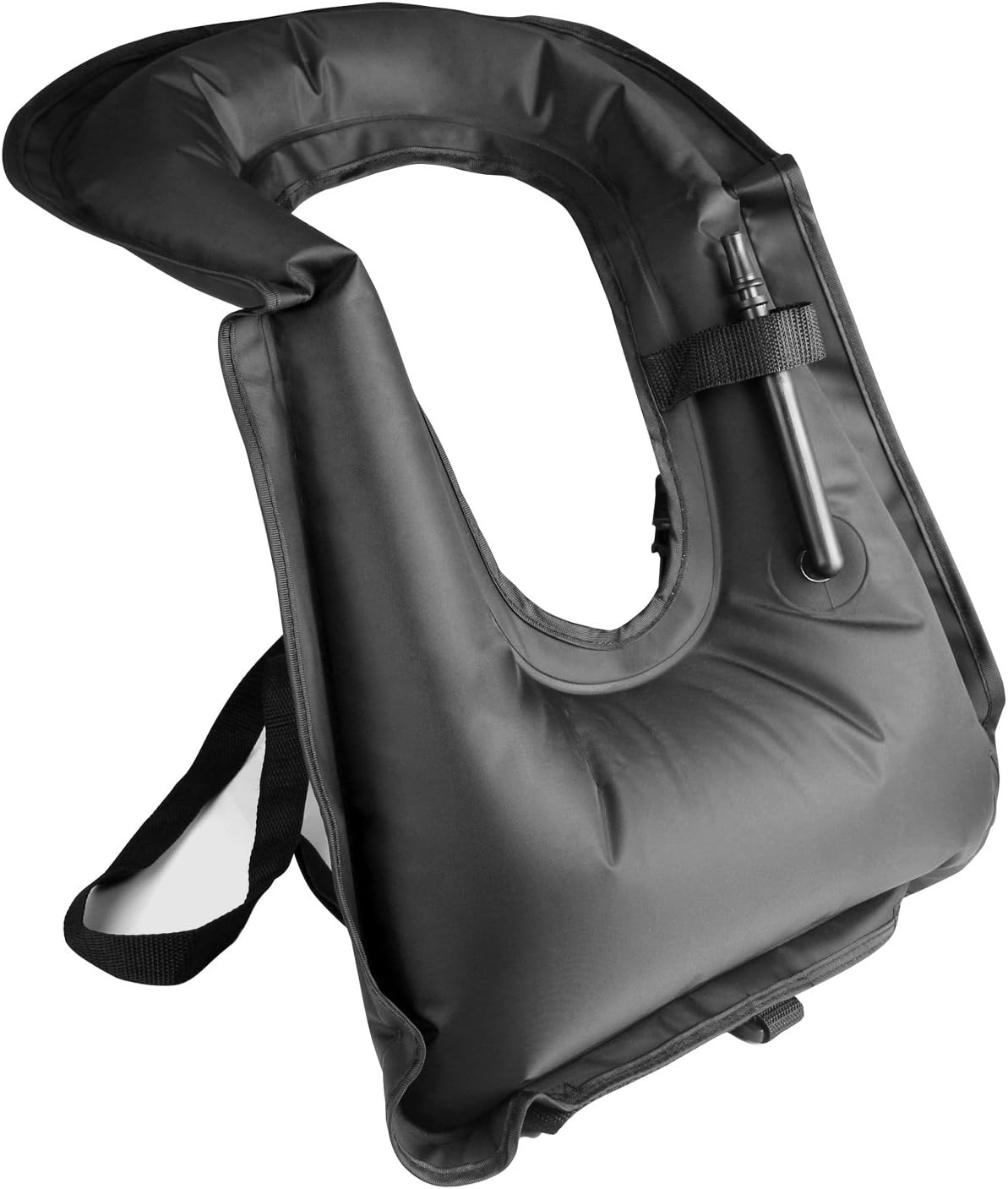 Rrtizan Adult Inflatable Snorkel Vest Portable Life Jacket for Swimming Safety