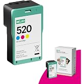 Nelko 520 Genuine Color Ink Cartridges Work with PP01 &amp; PP03 Printers | High-Yield, Smooth &amp; Stable Output, Water-Resistant, Premium Prints, Easy to Use, Great for Home, School and Office