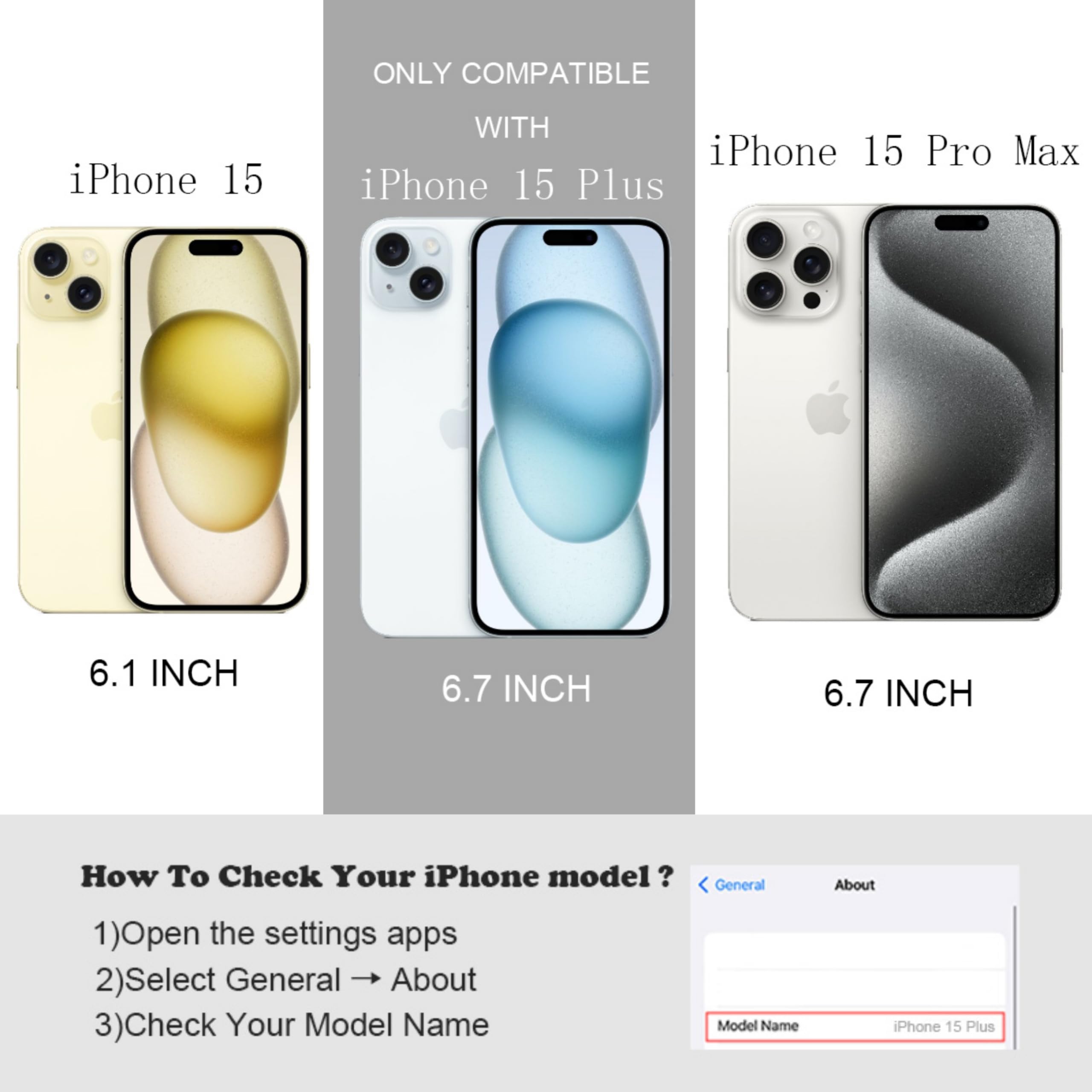 FABSPARK Case for iPhone 15 Plus,3D Meteorite