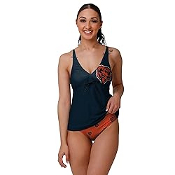 FOCO Women's Standard NFL Team Logo Ladies Bathing