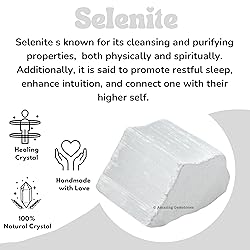 Selenite Raw Crystals and Healing Stones, Natural