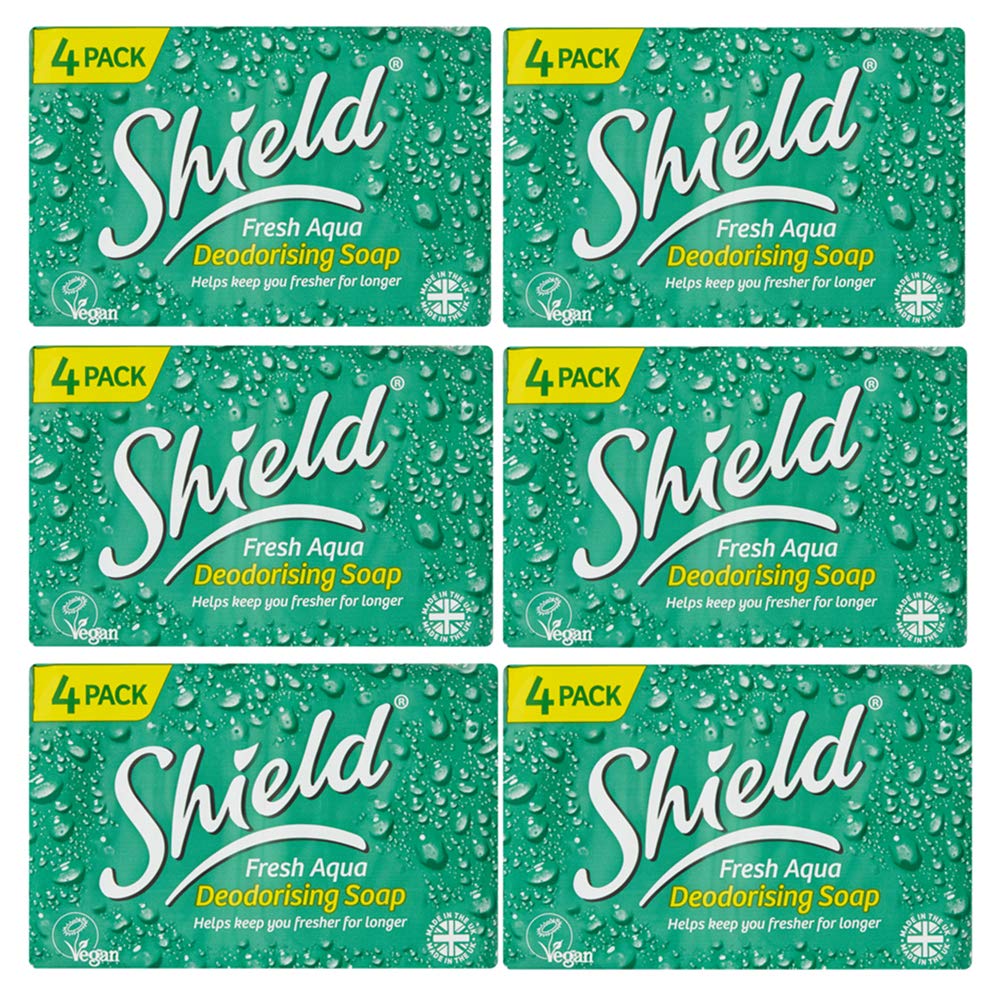 Shield Soap Aqua 4 Pack 115g x 6 Packs