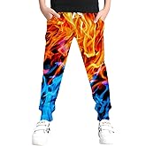 UNICOMIDEA 6-16T Boys Pants Girls Funny Joggers Sports Sweatpants with Drawstring