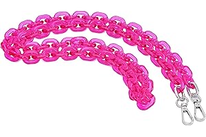 YICHAIN Cute Acrylic Purse Strap Bag Chain Handle Replacement Handbag Crossbody Shoulder Strap Accessory