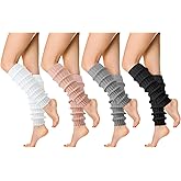 Zhamate Leg Warmers for Women Cute Y2K Style Japanese Socks Halloween Goth Emo Gyaru Accessories