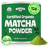 MATCHA DNA Certified Organic Matcha Green Tea Powder (8 oz TIN CAN)