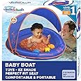 SwimSchool Infant Baby Pool Floats, Free Swimming, Super Buoyant – Ages 6-24 Months – Multiple Colors/Styles – Adjustable Canopies and Seats, Splash & Play Baby Floaties