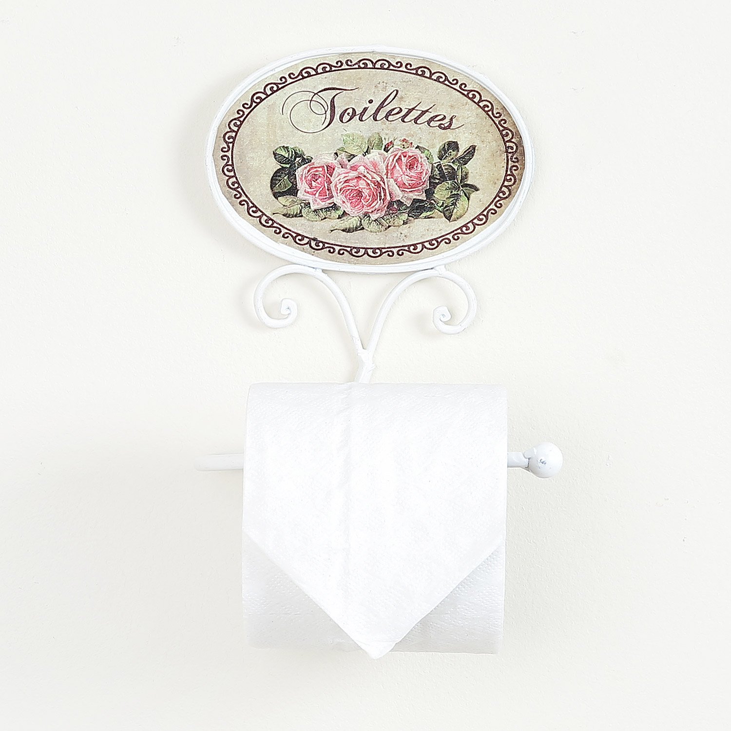 Traditional French Wall Toilet Roll Holder Amazon.co.uk Kitchen & Home
