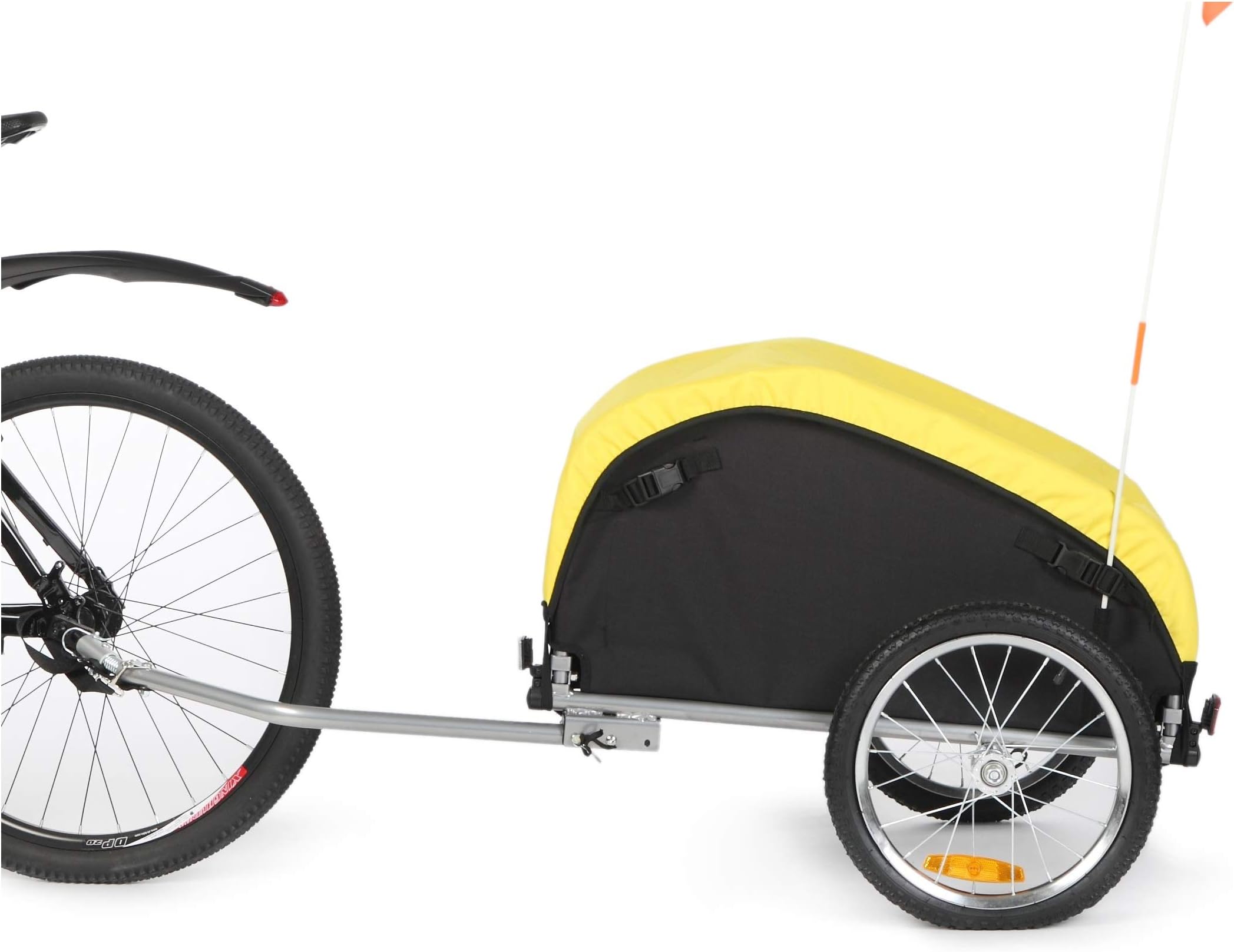 Sepnine Bicycle Cargo Storage Cart and Luggage Trailer with Removeable Weather Cover 20217