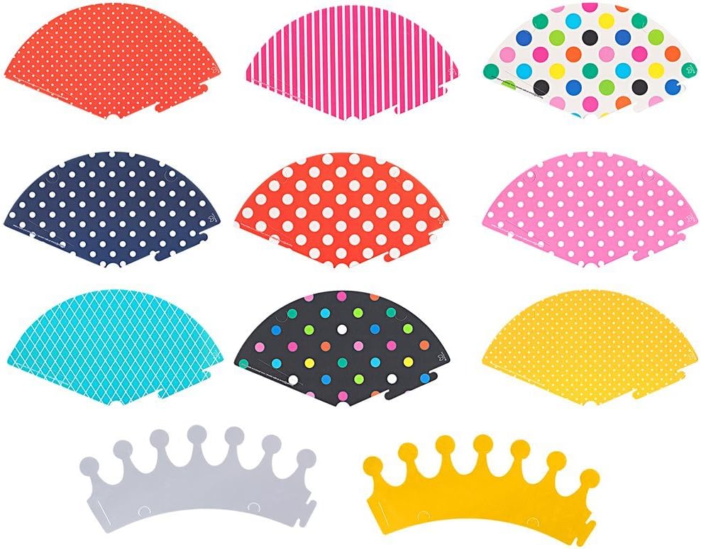 Vesil Kids Birthday Party Hats, Assorted: Kitchen & Dining
