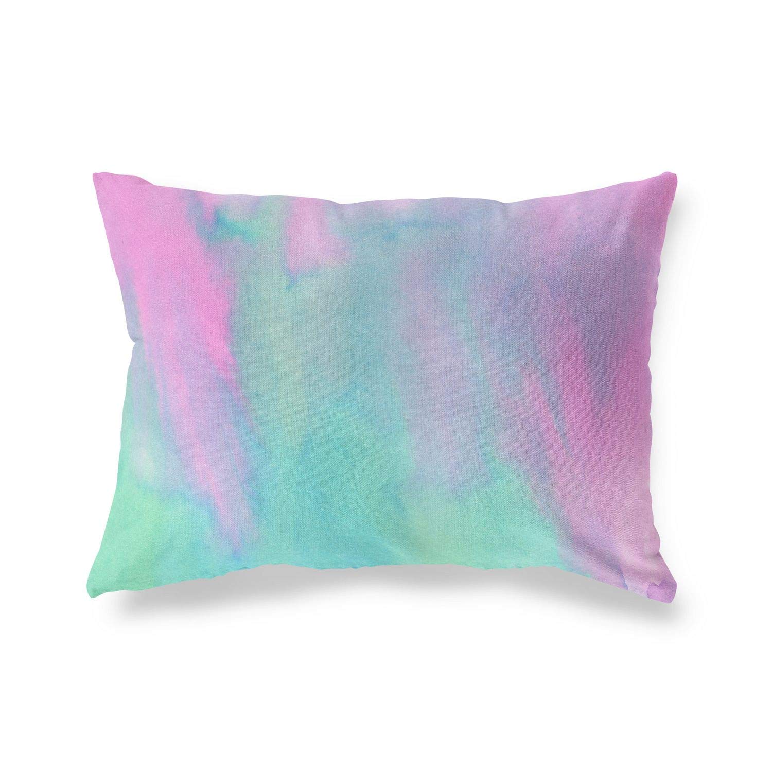 Bonamaison Decorative Cushion Cover Watercolor Theme, Throw Pillow Covers, Home Decorative Pillowcases for Livingroom, Sofa, Bedroom, Size:35x50 Cm - Designed and Manufactured in Turkey
