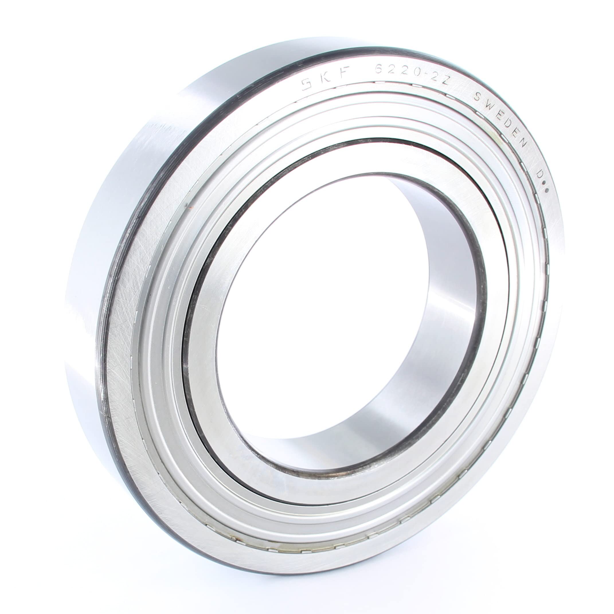 SKF Radial Deep Groove Ball Bearing, 100 ID, Bearing steel