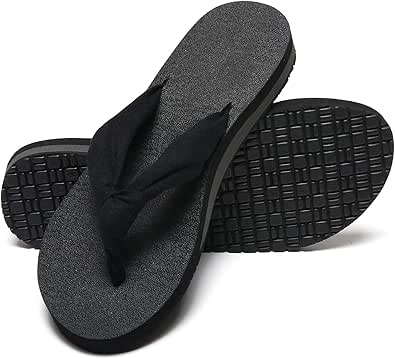 Amazon.com | MAIITRIP Womens Flip Flops with Arch Support Beach Ladies Thong Durable Memory Foam 