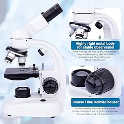 40X-1000X Binocular Microscope for Adults with