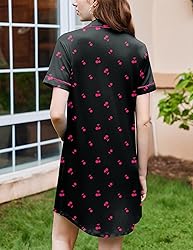 Ekouaer Nightgowns for Women Button Down Sleepshirt