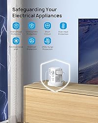 TROND Tower Surge Protector Power Strip with 14