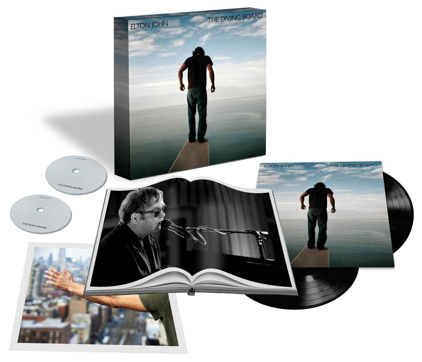 Elton John The Diving Board [CD+DVD+2LP VINYL+56 PAGE BOOK] Limited Edition [5000] Box Set